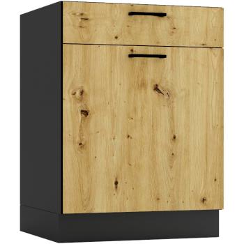Szafka dolna D60S ELLEN 05 grafit / dąb artisan	