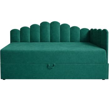 Łóżko dziecięce tapicerowane 90x160 NELA royal 33 prawe