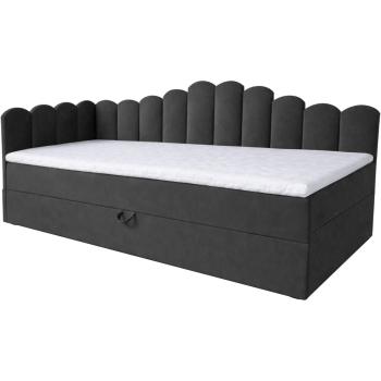 Łóżko dziecięce tapicerowane 80x200 NELA royal 38 lewe