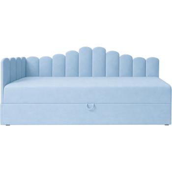 Łóżko dziecięce tapicerowane 80x200 NELA royal 48 lewe