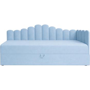 Łóżko dziecięce tapicerowane 90x200 NELA royal 48 prawe